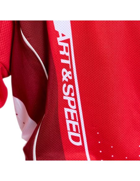 Maillot cross enfant Troy Lee Designs 2026 SE Pro Salvo - Rouge Blanc