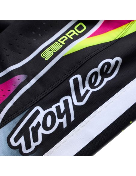 Pantalon cross enfant Troy Lee Designs 2026 SE Pro Salvo - Noir Blanc