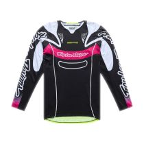Maillot cross Troy Lee Designs 2026 SE Pro Salvo - Noir Blanc