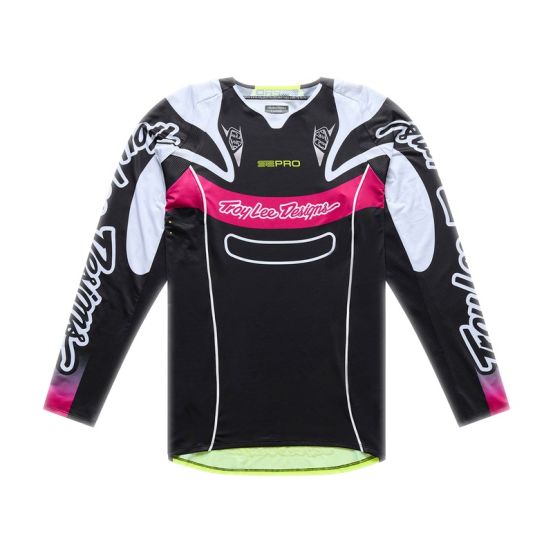 Maillot cross Troy Lee Designs 2026 SE Pro Salvo - Noir Blanc