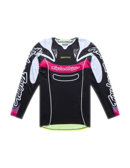 Maillot cross Troy Lee Designs 2026 SE Pro Salvo - Noir Blanc