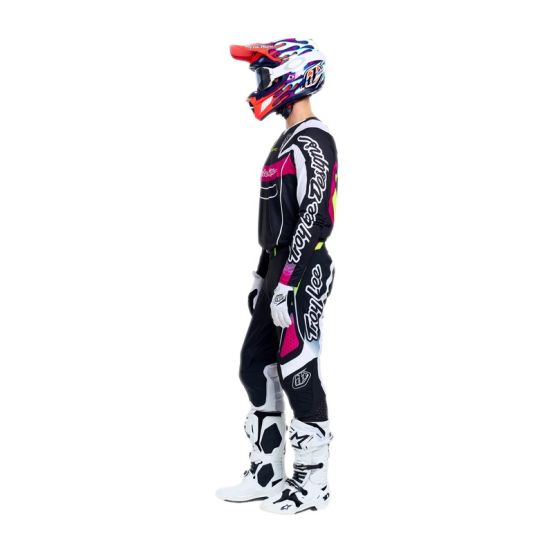 Maillot cross Troy Lee Designs 2026 SE Pro Salvo - Noir Blanc