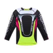 Maillot cross Troy Lee Designs 2026 SE Pro Salvo - Noir Blanc 2