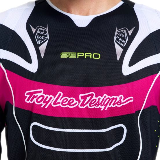 Maillot cross Troy Lee Designs 2026 SE Pro Salvo - Noir Blanc