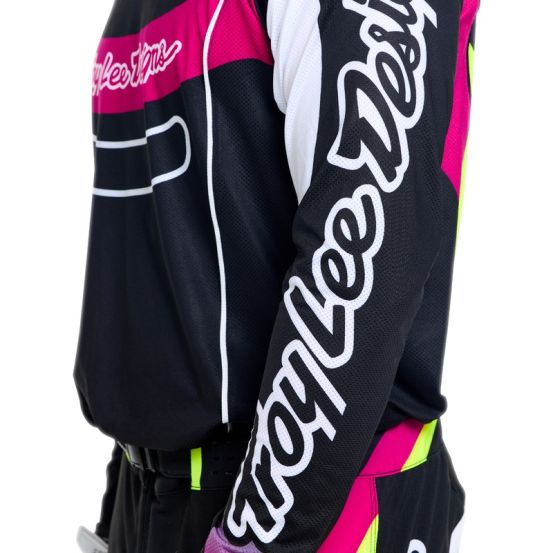 Maillot cross Troy Lee Designs 2026 SE Pro Salvo - Noir Blanc