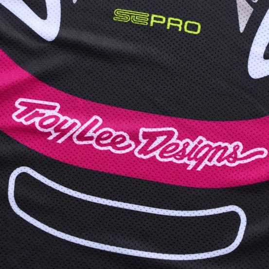 Maillot cross enfant Troy Lee Designs 2026 SE Pro Salvo - Noir Blanc
