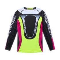 Maillot cross enfant Troy Lee Designs 2026 SE Pro Salvo - Noir Blanc 2