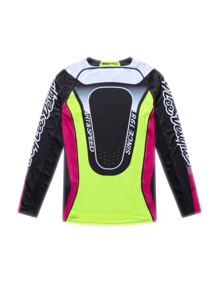 Maillot cross enfant Troy Lee Designs 2026 SE Pro Salvo - Noir Blanc