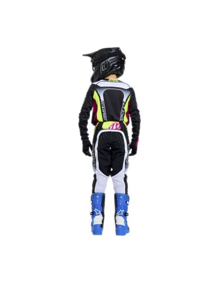 Maillot cross enfant Troy Lee Designs 2026 SE Pro Salvo - Noir Blanc