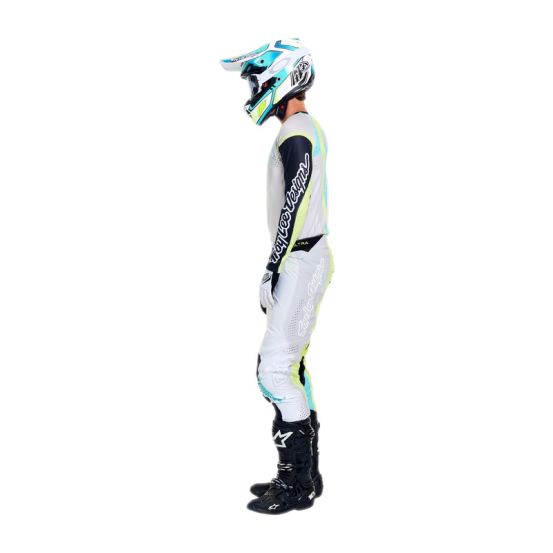 Pantalon cross Troy Lee Designs 2026 SE Ultra Vision - Blanc Gris