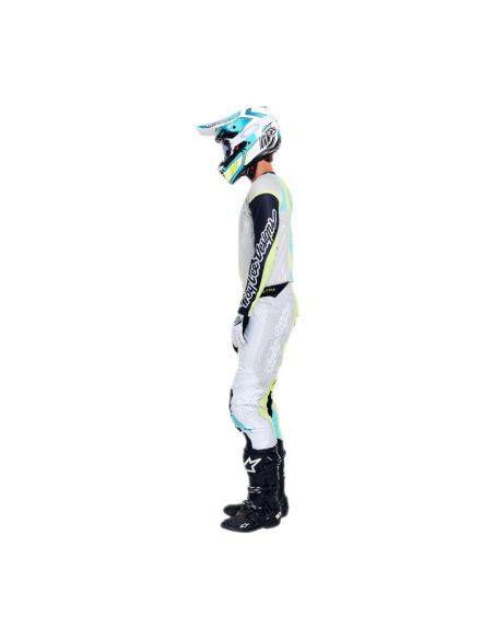 Pantalon cross Troy Lee Designs 2026 SE Ultra Vision - Blanc Gris