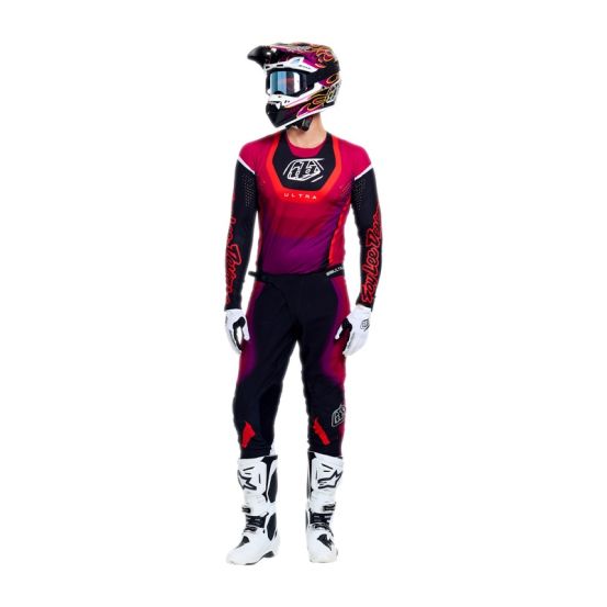 Maillot cross Troy Lee Designs 2026 SE Ultra Vision - Noir Fuchsia