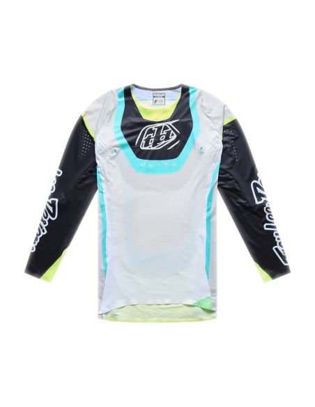 Maillot cross Troy Lee Designs 2026 SE Ultra Vision - Blanc Gris