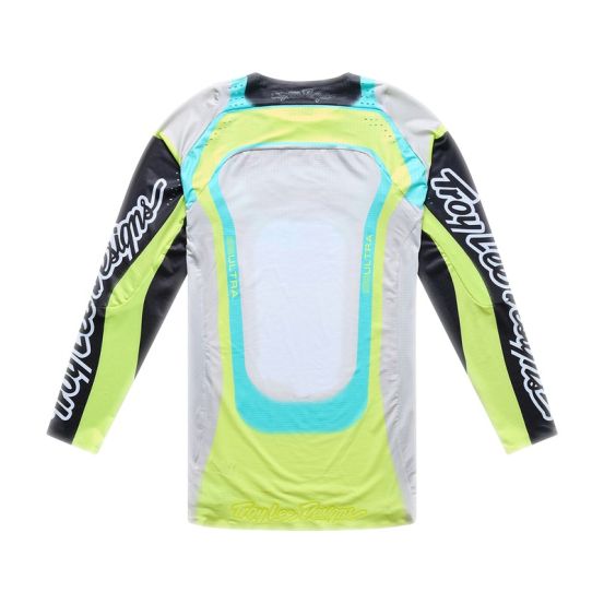 Maillot cross Troy Lee Designs 2026 SE Ultra Vision - Blanc Gris