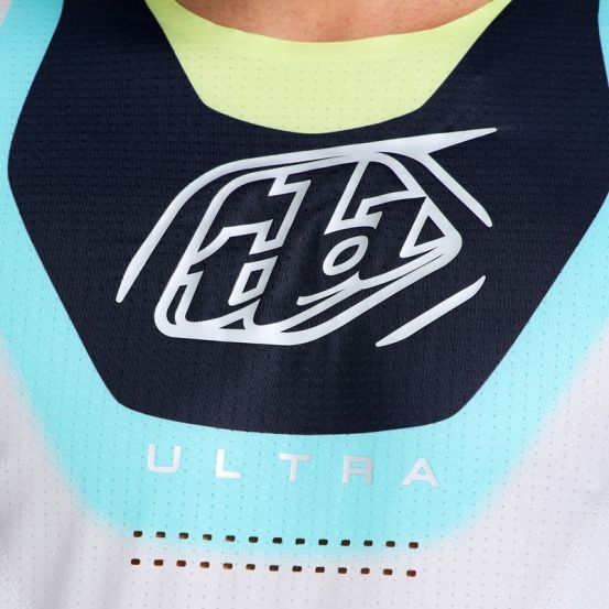 Maillot cross Troy Lee Designs 2026 SE Ultra Vision - Blanc Gris