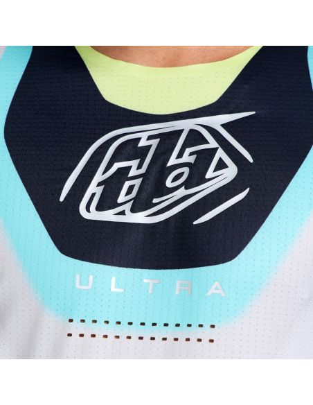 Maillot cross Troy Lee Designs 2026 SE Ultra Vision - Blanc Gris