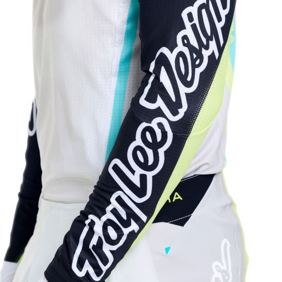 Maillot cross Troy Lee Designs 2026 SE Ultra Vision - Blanc Gris