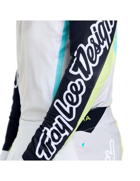 Maillot cross Troy Lee Designs 2026 SE Ultra Vision - Blanc Gris