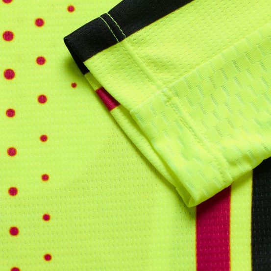 Maillot cross enfant Troy Lee Designs 2026 GP Pro Roller - Jaune fluo Fuchsia
