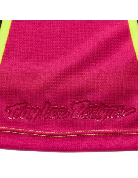 Maillot cross enfant Troy Lee Designs 2026 GP Pro Roller - Jaune fluo Fuchsia