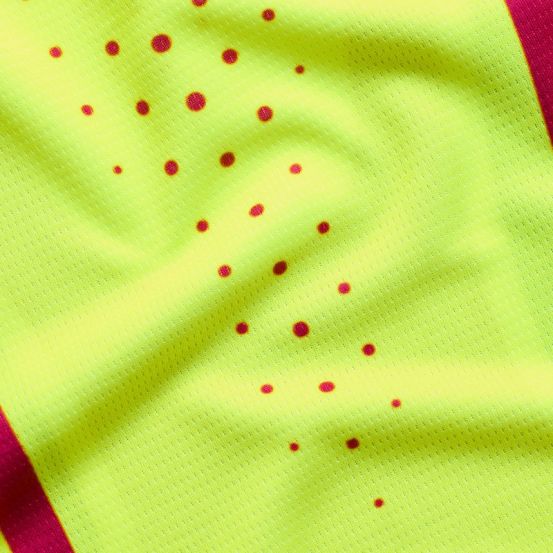 Maillot cross enfant Troy Lee Designs 2026 GP Pro Roller - Jaune fluo Fuchsia