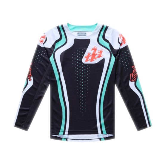 Maillot cross enfant Troy Lee Designs 2026 GP Pro Roller - Noir Bleu