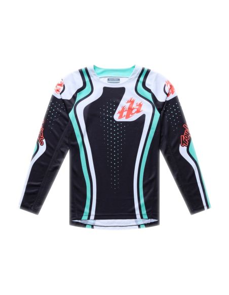 Maillot cross enfant Troy Lee Designs 2026 GP Pro Roller - Noir Bleu