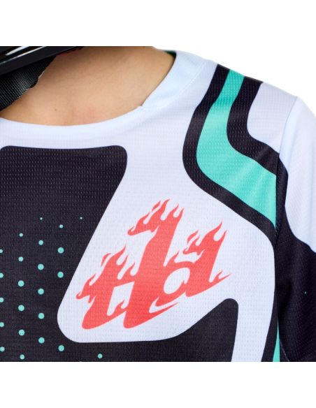 Maillot cross enfant Troy Lee Designs 2026 GP Pro Roller - Noir Bleu