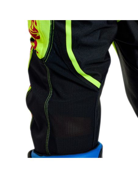 Pantalon cross enfant Troy Lee Designs 2026 GP Pro Roller - Jaune fluo Fuchsia