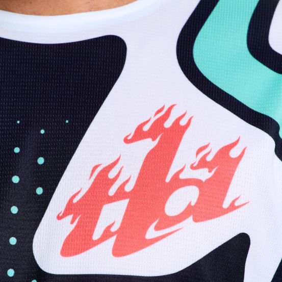 Maillot cross Troy Lee Designs 2026 GP Pro Roller - Noir Bleu