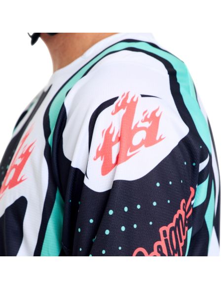 Maillot cross Troy Lee Designs 2026 GP Pro Roller - Noir Bleu