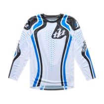 Maillot cross Troy Lee Designs 2026 GP Pro Roller - Blanc Bleu