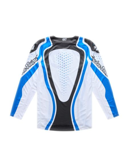 Maillot cross Troy Lee Designs 2026 GP Pro Roller - Blanc Bleu