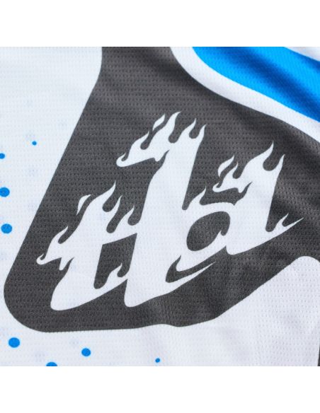 Maillot cross Troy Lee Designs 2026 GP Pro Roller - Blanc Bleu
