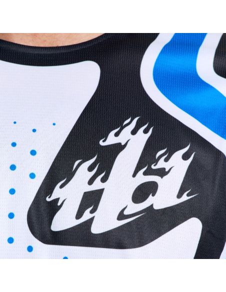 Maillot cross Troy Lee Designs 2026 GP Pro Roller - Blanc Bleu
