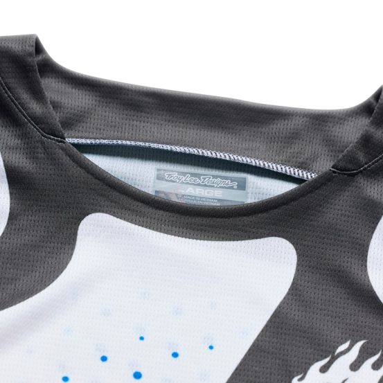 Maillot cross Troy Lee Designs 2026 GP Pro Roller - Blanc Bleu