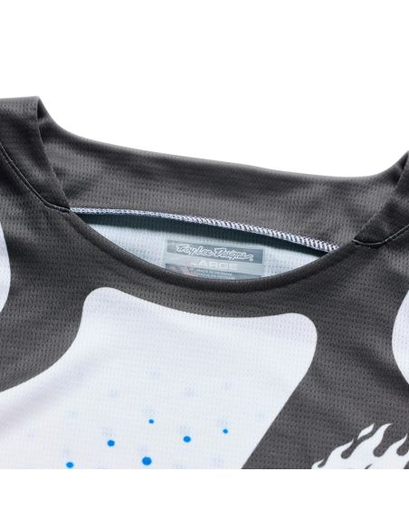 Maillot cross Troy Lee Designs 2026 GP Pro Roller - Blanc Bleu