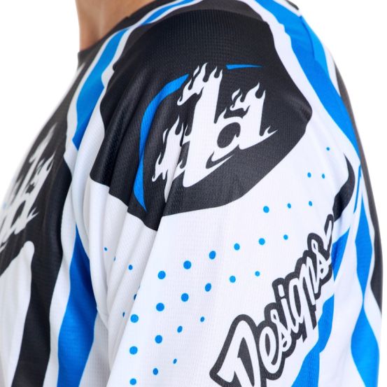 Maillot cross Troy Lee Designs 2026 GP Pro Roller - Blanc Bleu