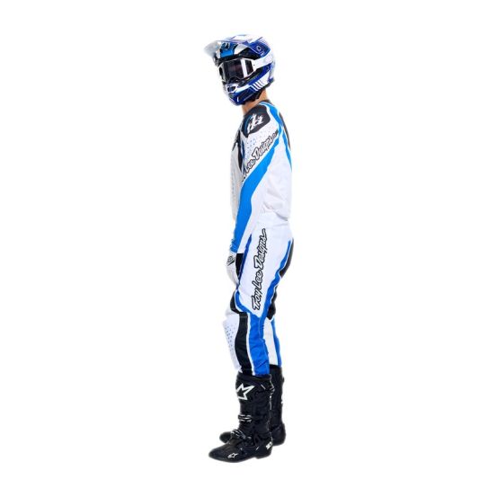 Pantalon cross Troy Lee Designs 2026 GP Pro Roller - Blanc Bleu