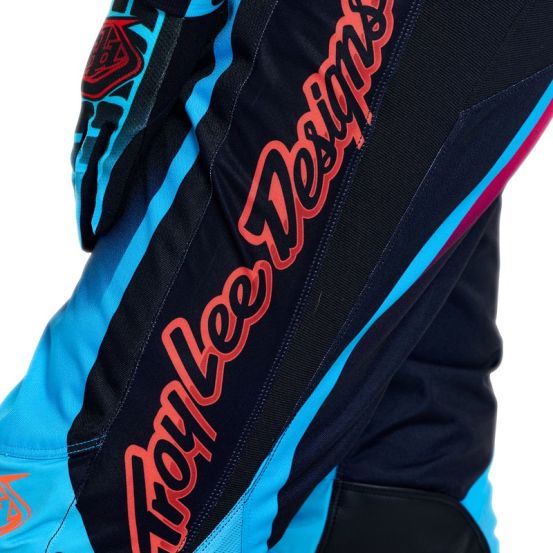 Pantalon cross Troy Lee Designs 2026 GP Pro Framework - Noir Bleu Cyan