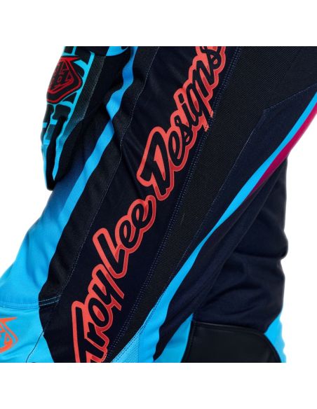 Pantalon cross Troy Lee Designs 2026 GP Pro Framework - Noir Bleu Cyan