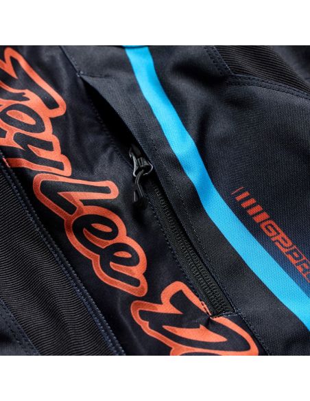 Pantalon cross Troy Lee Designs 2026 GP Pro Framework - Noir Bleu Cyan