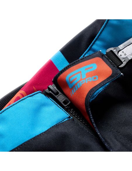 Pantalon cross Troy Lee Designs 2026 GP Pro Framework - Noir Bleu Cyan