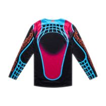 Maillot cross Troy Lee Designs 2026 GP Pro Framework - Noir Bleu Cyan 2