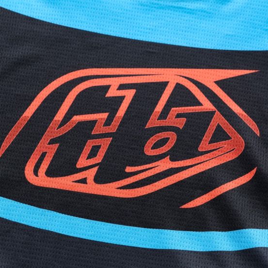 Maillot cross Troy Lee Designs 2026 GP Pro Framework - Noir Bleu Cyan