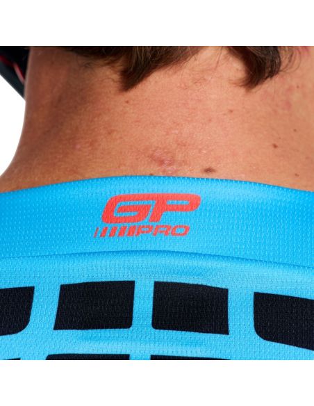 Maillot cross Troy Lee Designs 2026 GP Pro Framework - Noir Bleu Cyan