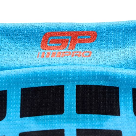 Maillot cross Troy Lee Designs 2026 GP Pro Framework - Noir Bleu Cyan