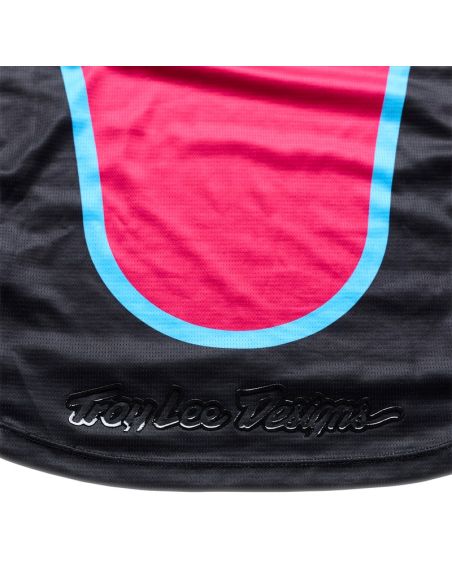 Maillot cross Troy Lee Designs 2026 GP Pro Framework - Noir Bleu Cyan