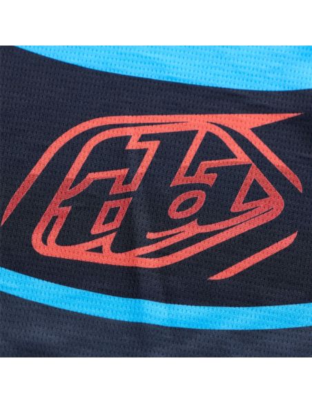 Maillot cross enfant Troy Lee Designs 2026 GP Pro Framework - Noir Bleu Cyan