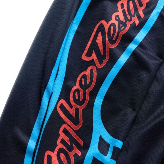 Maillot cross enfant Troy Lee Designs 2026 GP Pro Framework - Noir Bleu Cyan